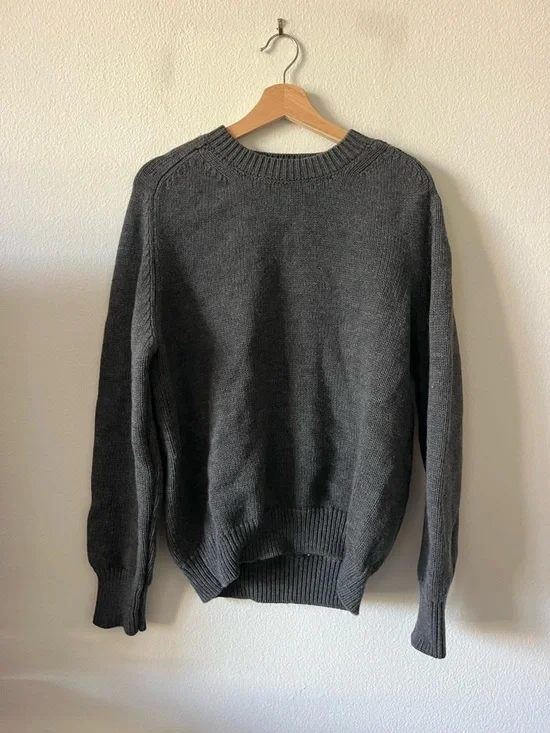 NU SWIM Bodega Merino Sweater in Charcoal - Picture 2 of 6